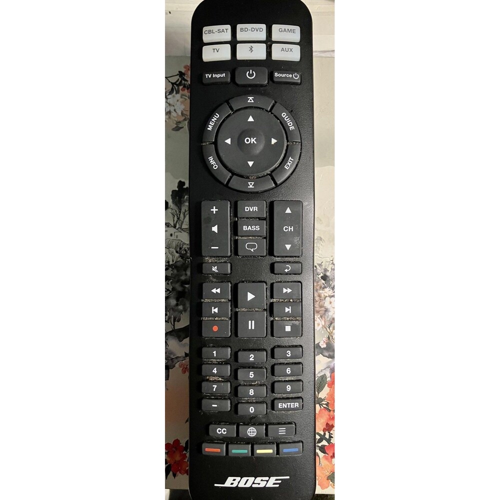 Bose Logitech Harmony 700 Home Theater Remote Control Black Wireless OEM Unit